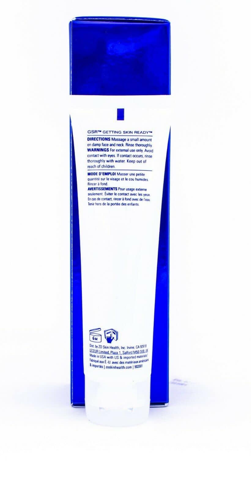 ZO Skin Health Gentle Cleanser packaging box illustrating product trust and easy storage.