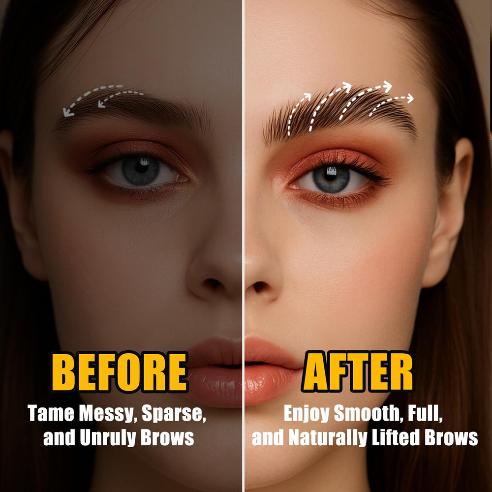 Zovica Brow Lamination Kit - fuller arches after one session