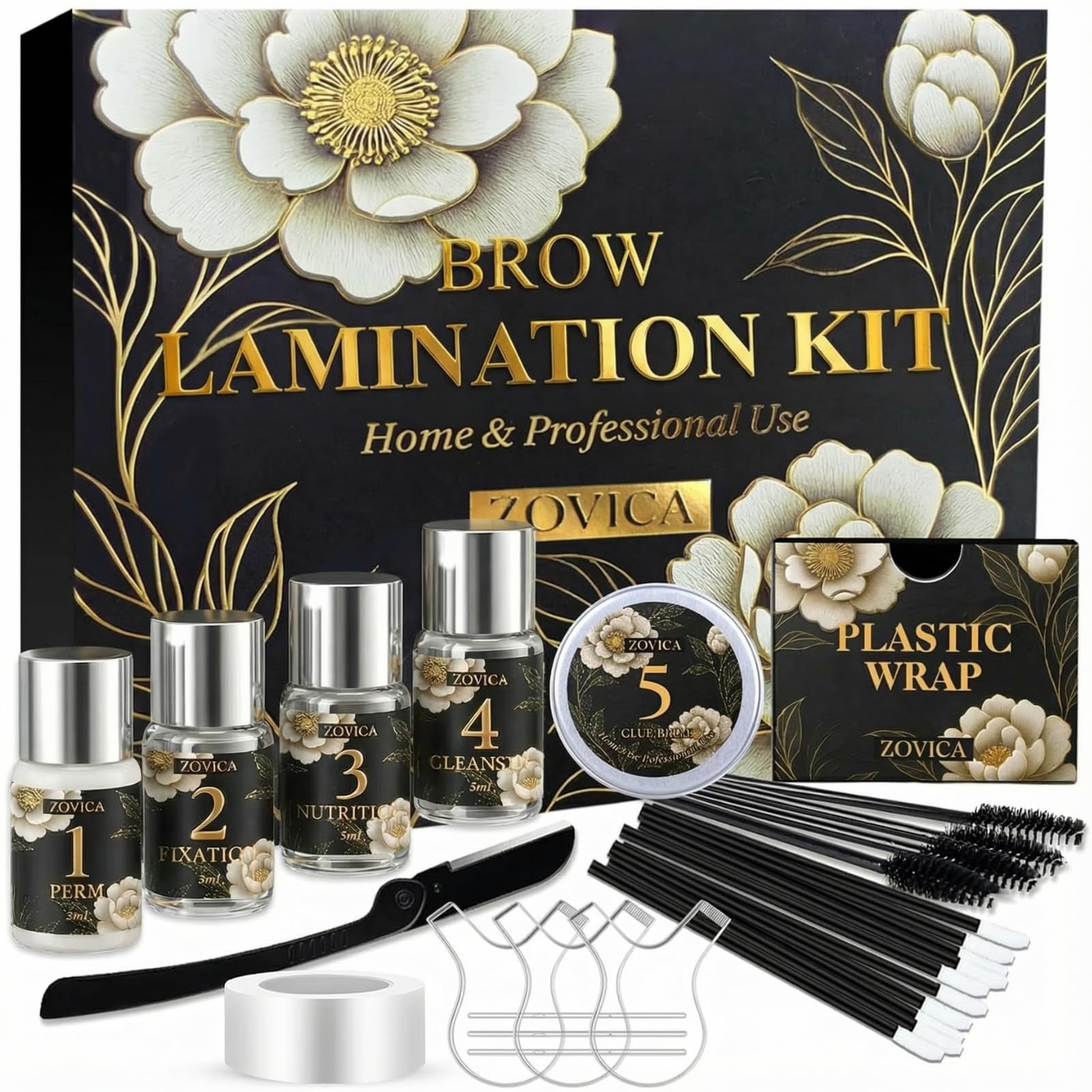 Zovica Brow Lamination Kit - instant lift for polished salon-grade brows at home