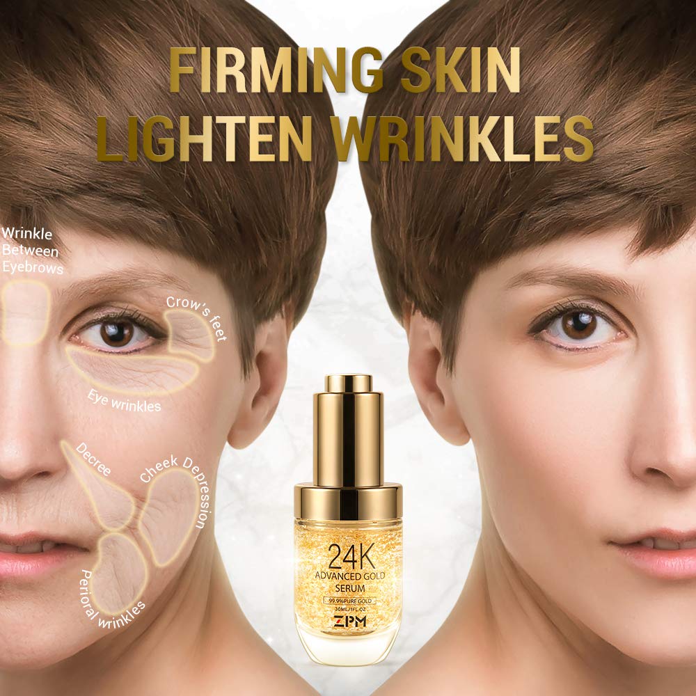 ZPM Hyaluronic acid serum drop emphasizes deep hydration and plumpness.