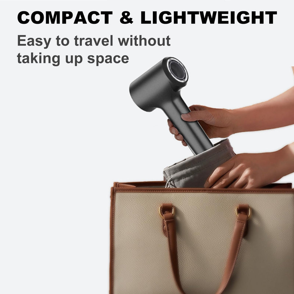 ZPP Hair Dryer thermo-control protects hair with safe temperature styling.