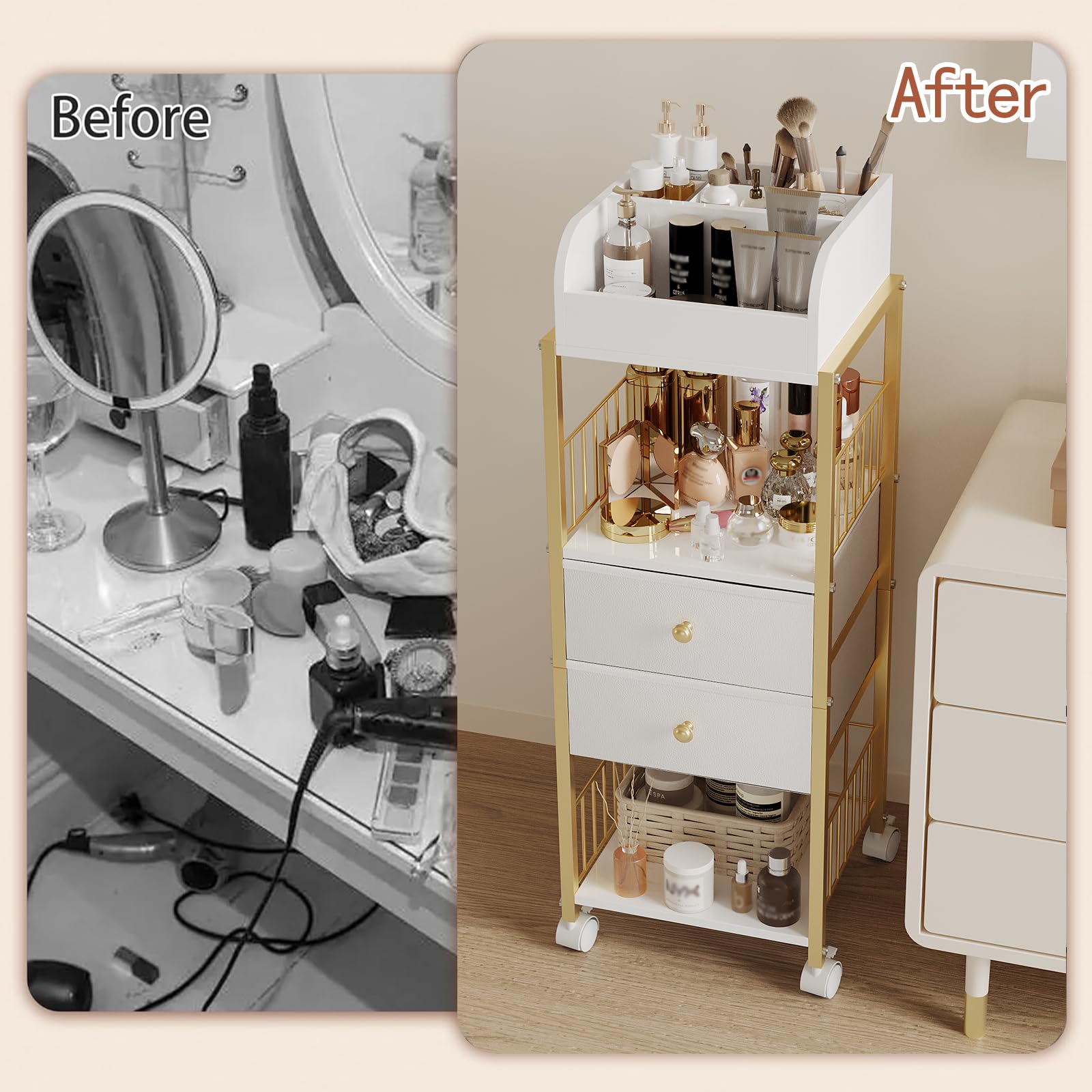 ZQUYAJ makeup organizer as a thoughtful gift for organized beauty lovers