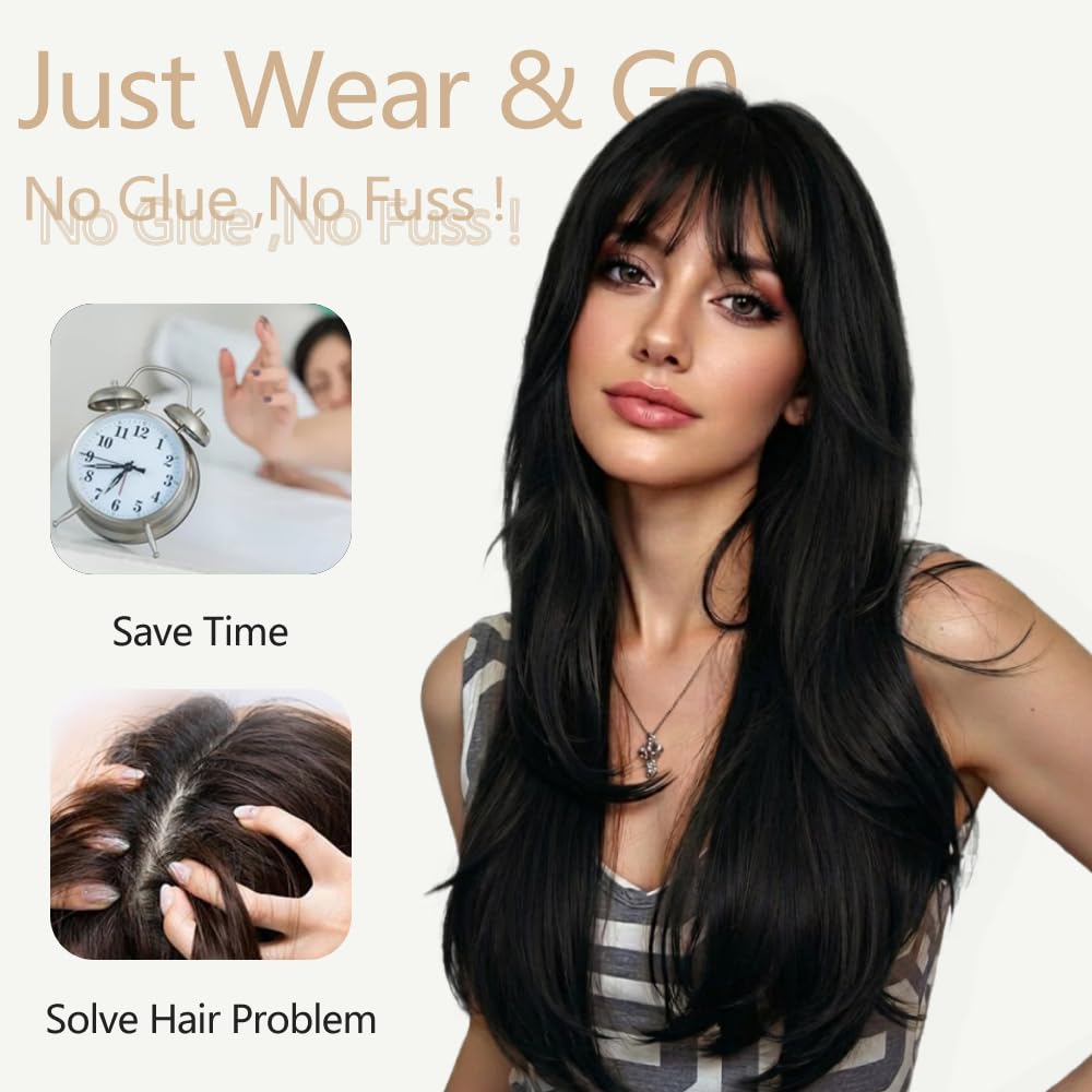 ZRLK wig for party look—soft synthetic fiber delivers lasting volume and shine without knots.