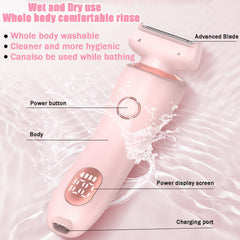 ZRW Livora shaver in use for both wet and dry grooming sessions.