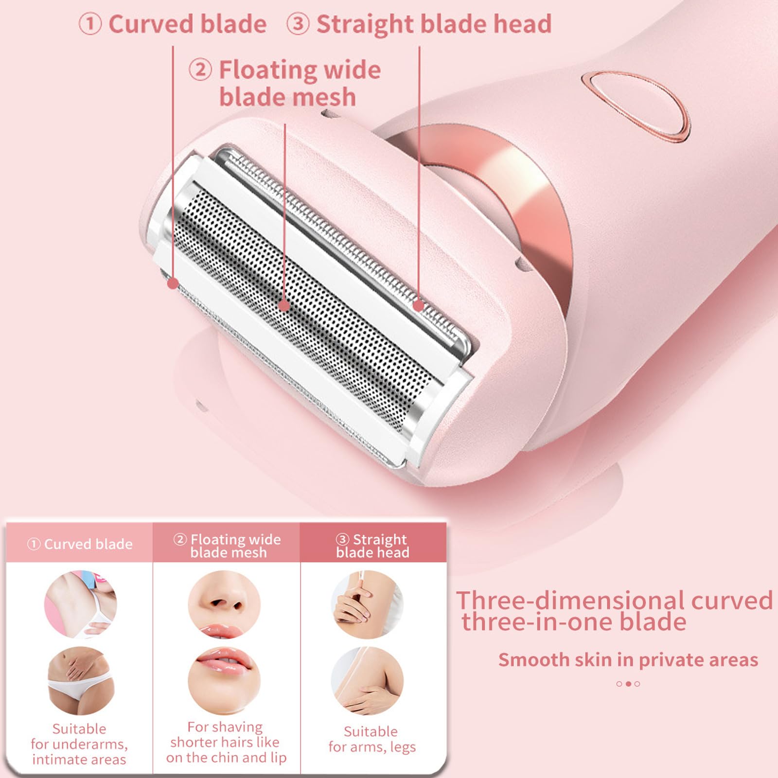ZRW Livora IPX7 waterproof shaver suitable for bathroom use in shower.