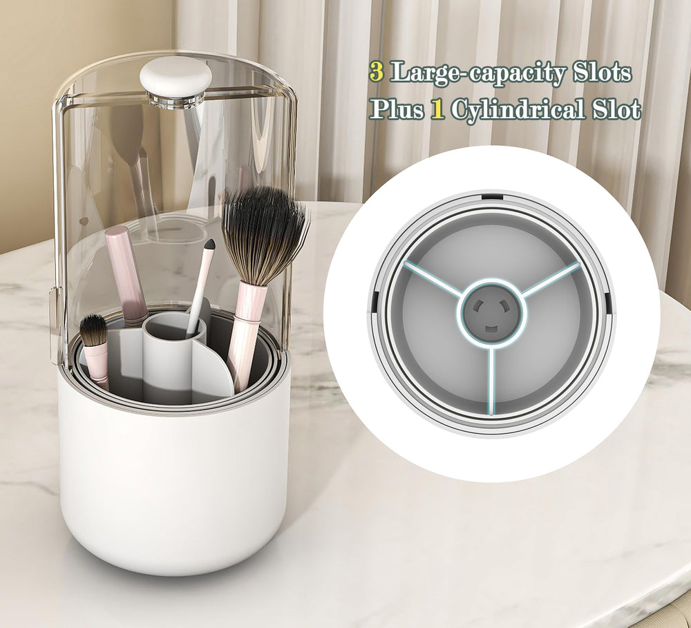 Zufudo clear white finish enhances vanity visibility and style.