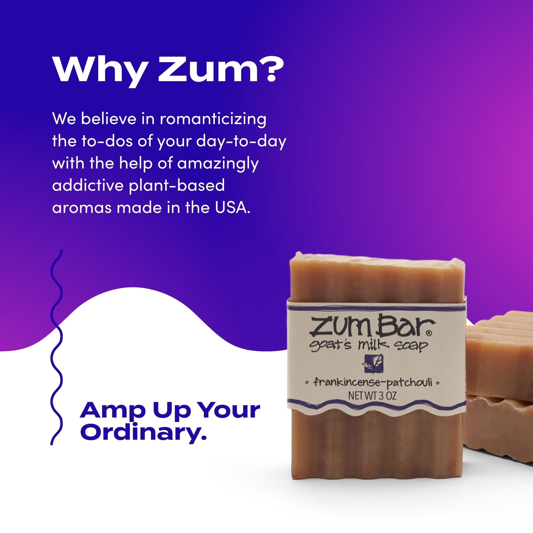 Zum Indigo goat milk ingredients visual with plant oils