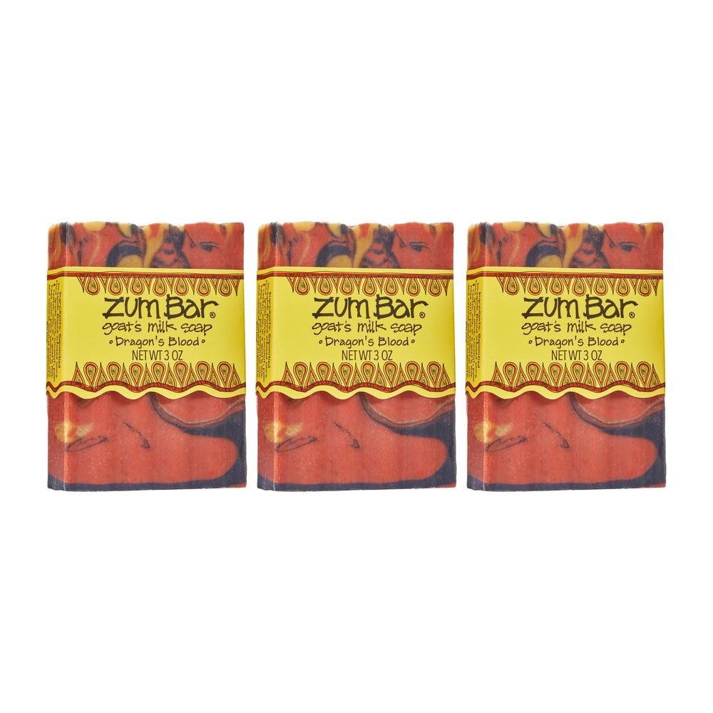 Zum Indigo Wild Goat's Milk Soap Bar Dragon's Blood pack front view for refreshing, hydrating cleanse.