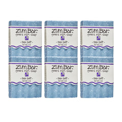Zum Indigo Wild Goat Milk Soap Bar Sea Salt Pack provides gentle cleansing for hands and body.