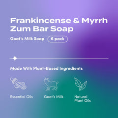 Zum Indigo Wild frankincense-myrh scent evokes woodsy aromatics.