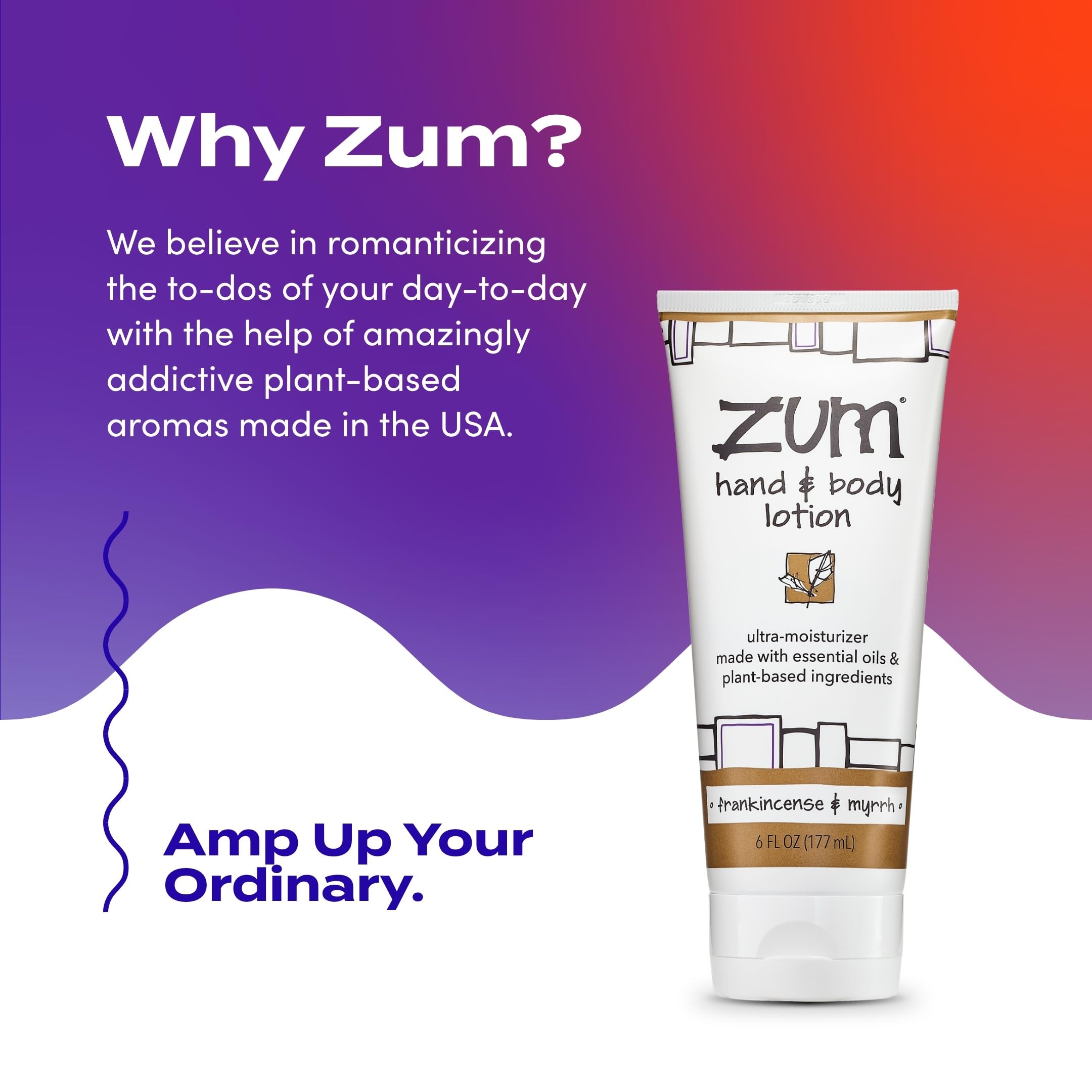 Zum Indigo Wild Hand & Body Lotion 2 pack packaging for home or travel