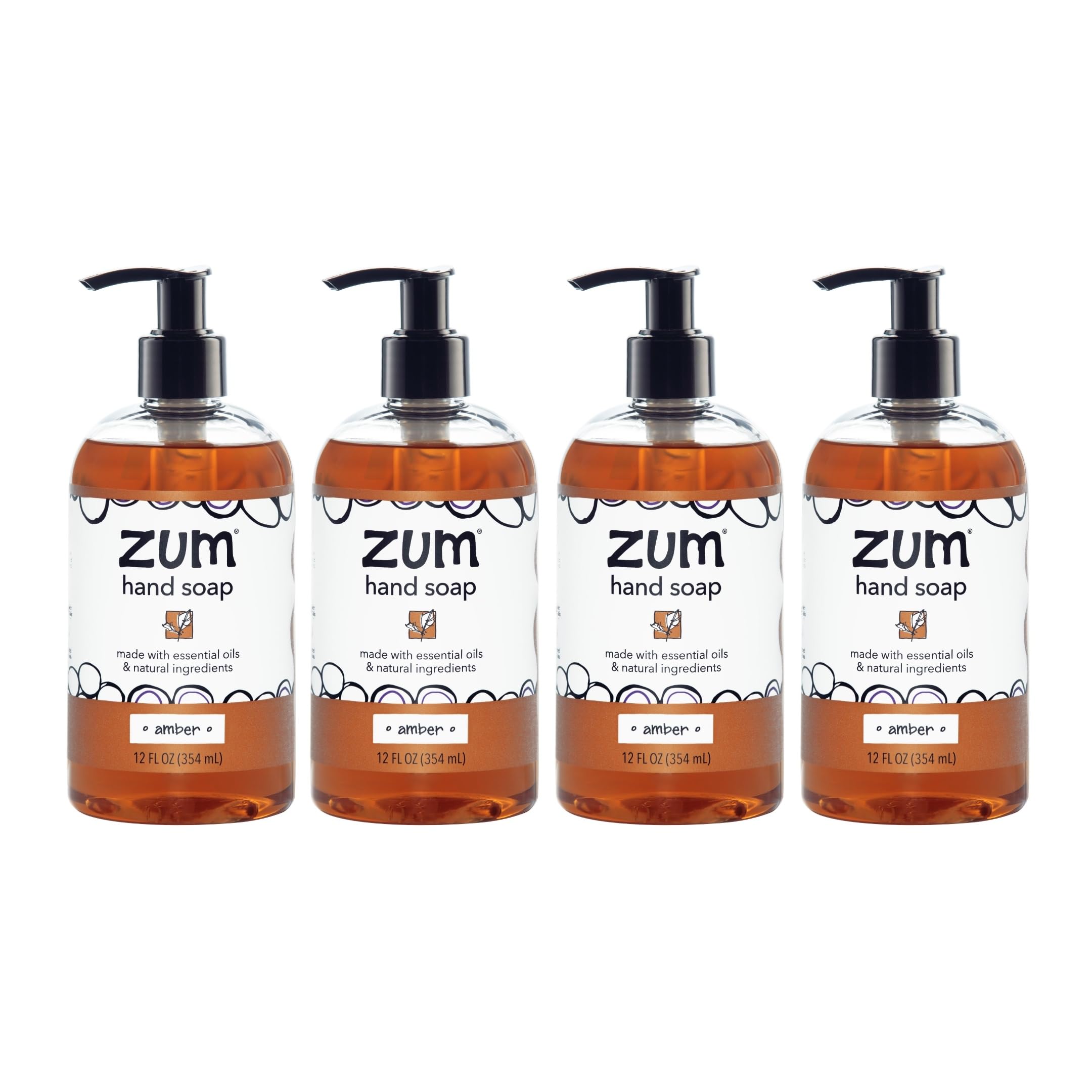 Zum Indigo Wild hand soap bottle front with natural formula for daily handwashing