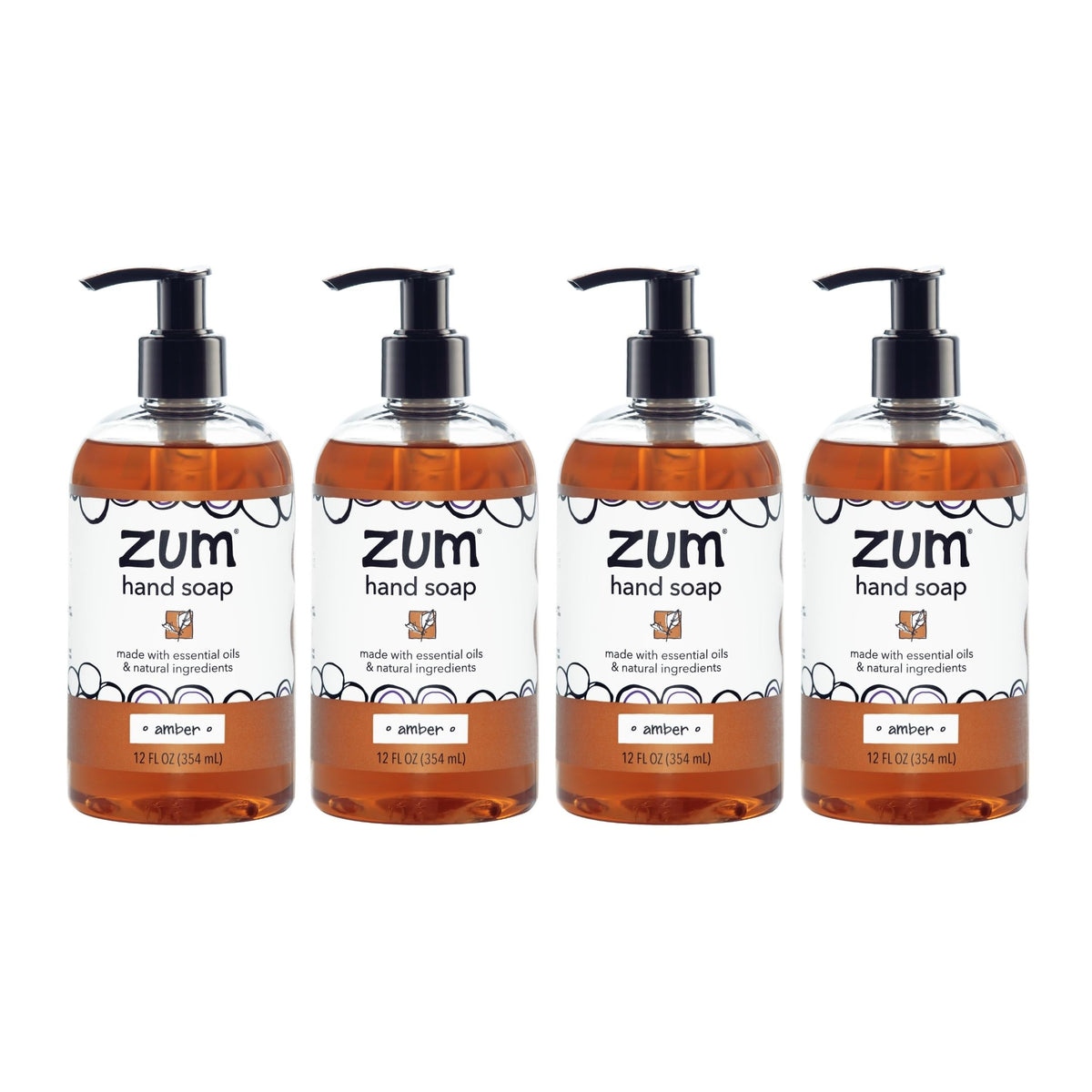 Zum Indigo Wild hand soap bottle front with natural formula for daily handwashing