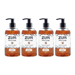 Zum Indigo Wild hand soap bottle front with natural formula for daily handwashing