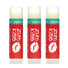 Zum Kiss Stick 3-pack packaging closeup for on-the-go lip care