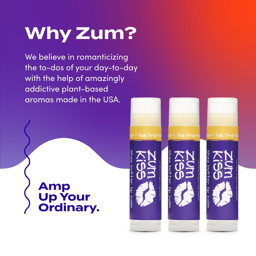 Zum Kiss Stick application on lips demonstrating smooth glide