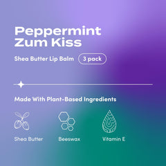 Zum Kiss Stick peppermint twist-up applying smoothly for hydration