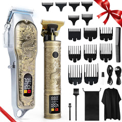 ZUWSUJS professional hair clipper battery display shows power at a glance for uninterrupted grooming