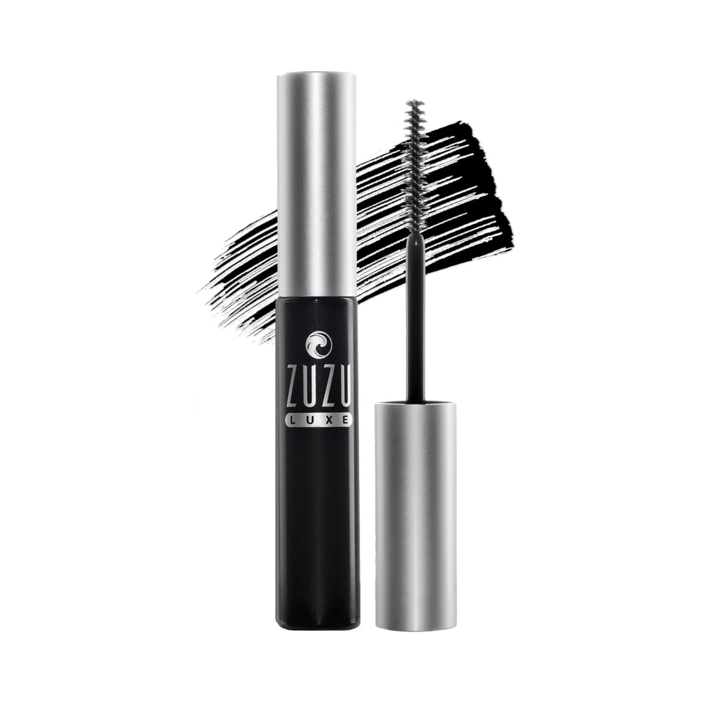Zuzu Luxe Luxe Mascara Onyx packaging signals vegan, cruelty-free quality.
