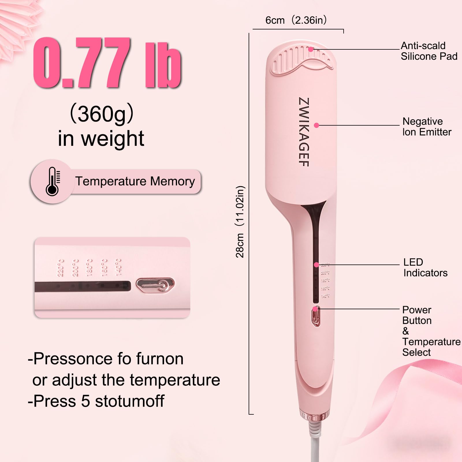 ZWIKAGEF fast-30-seconds-heating highlights quick prep for busy mornings.