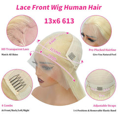ZWJSH 613 density-200 wig appears full and versatile for styling.