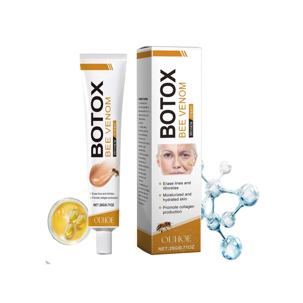 ZXZTSM Botulinum Bee Venom Cream night routine shot conveys soothing evening skincare benefits.