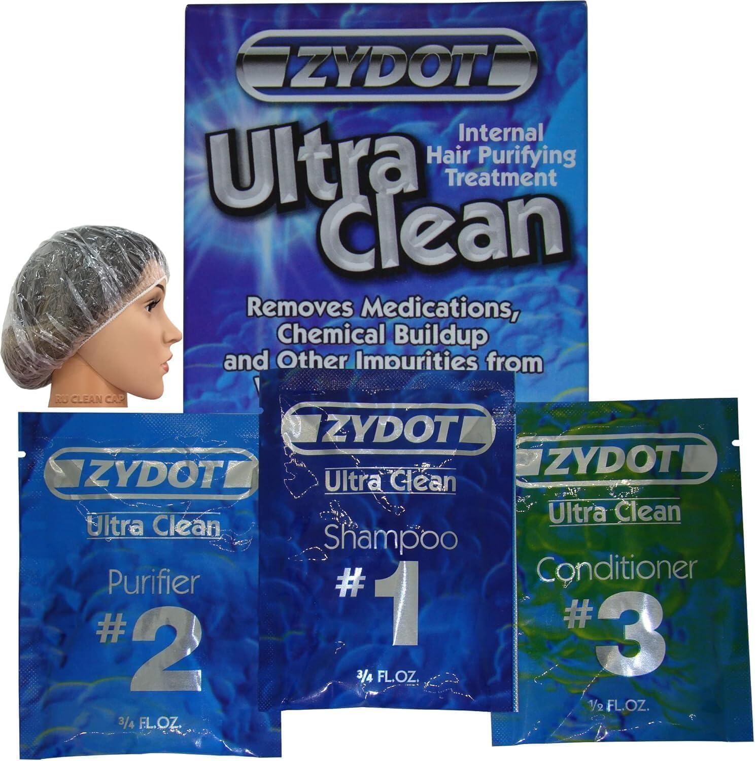 Zydot Instruction leaflet highlights quick 45 minute routine for same day usage.