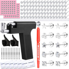 Zygc ear piercing kit with gun for precise at-home piercing.