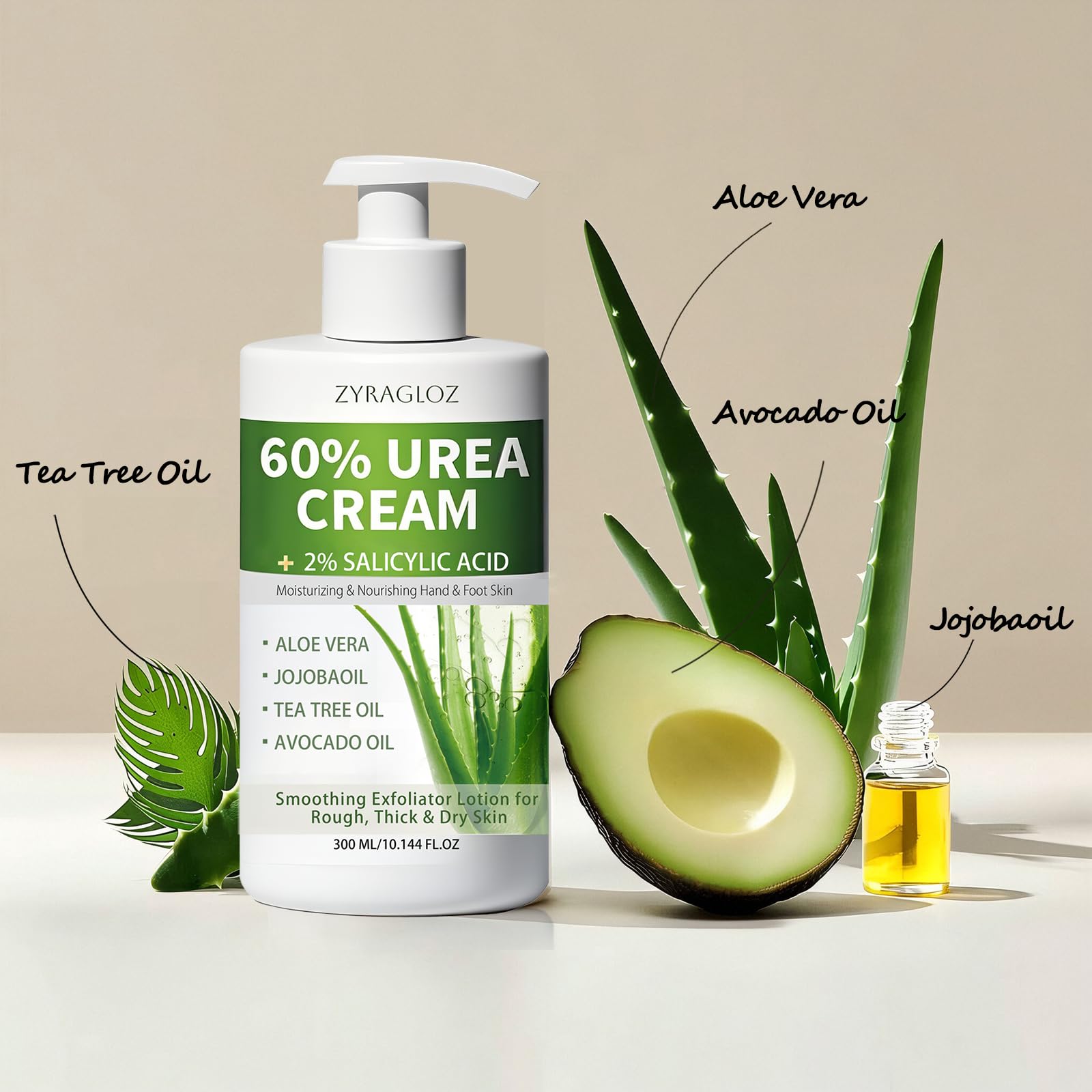 Hand application of ZyraGloz cream, leaving skin hydrated without residue.