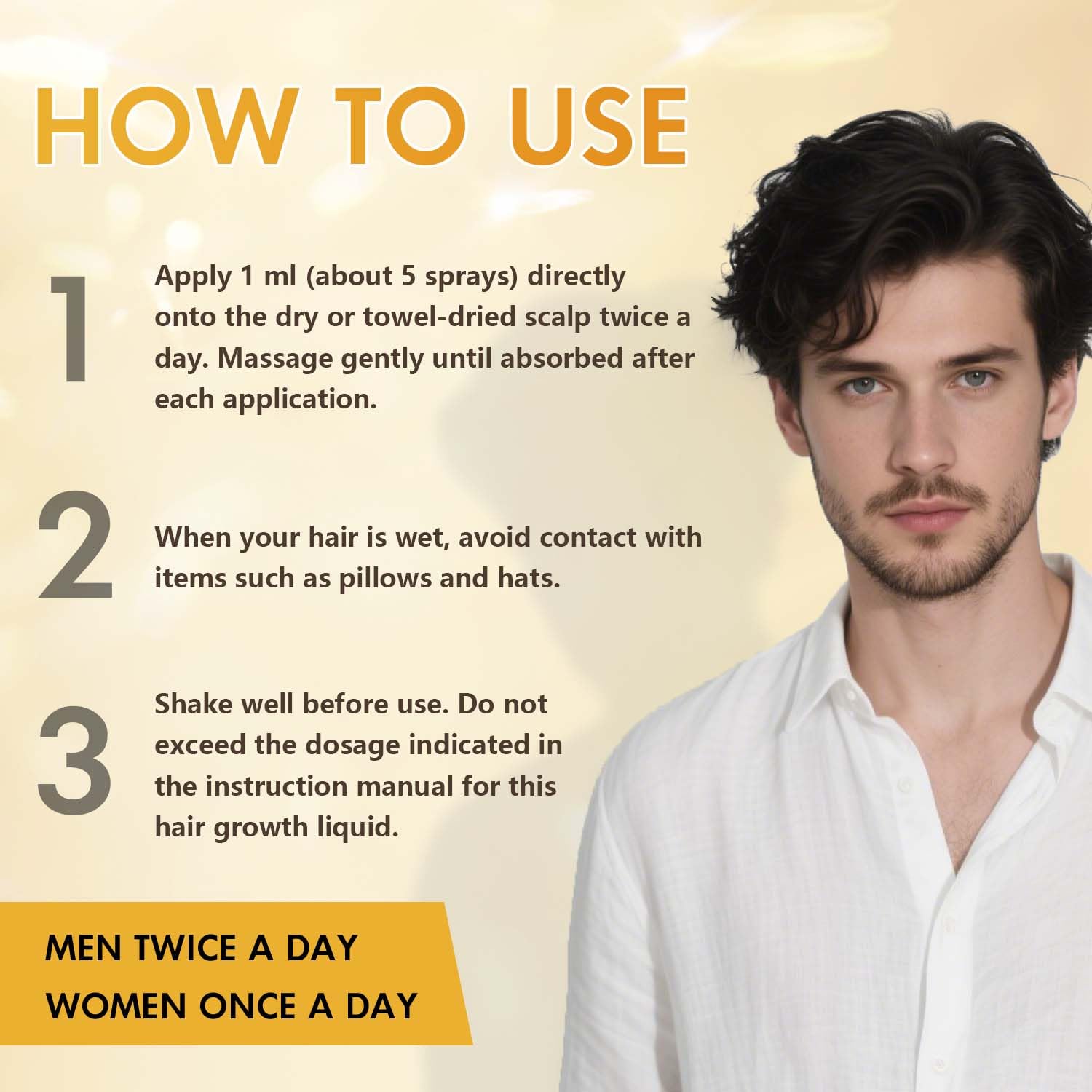 ZYXN Minoxidil for men and women illustrates inclusive hair growth support