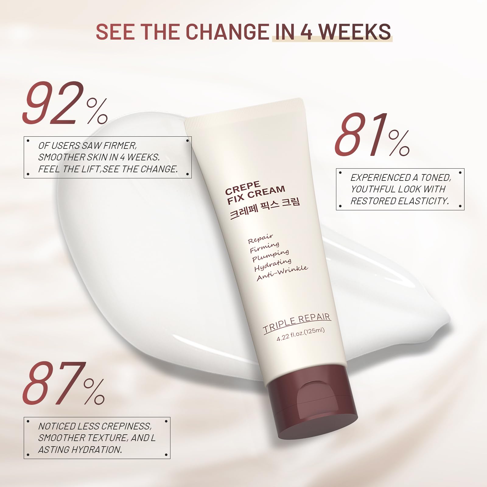 ZZILME Crepe Fix massage with hands to boost firmness and smoothness
