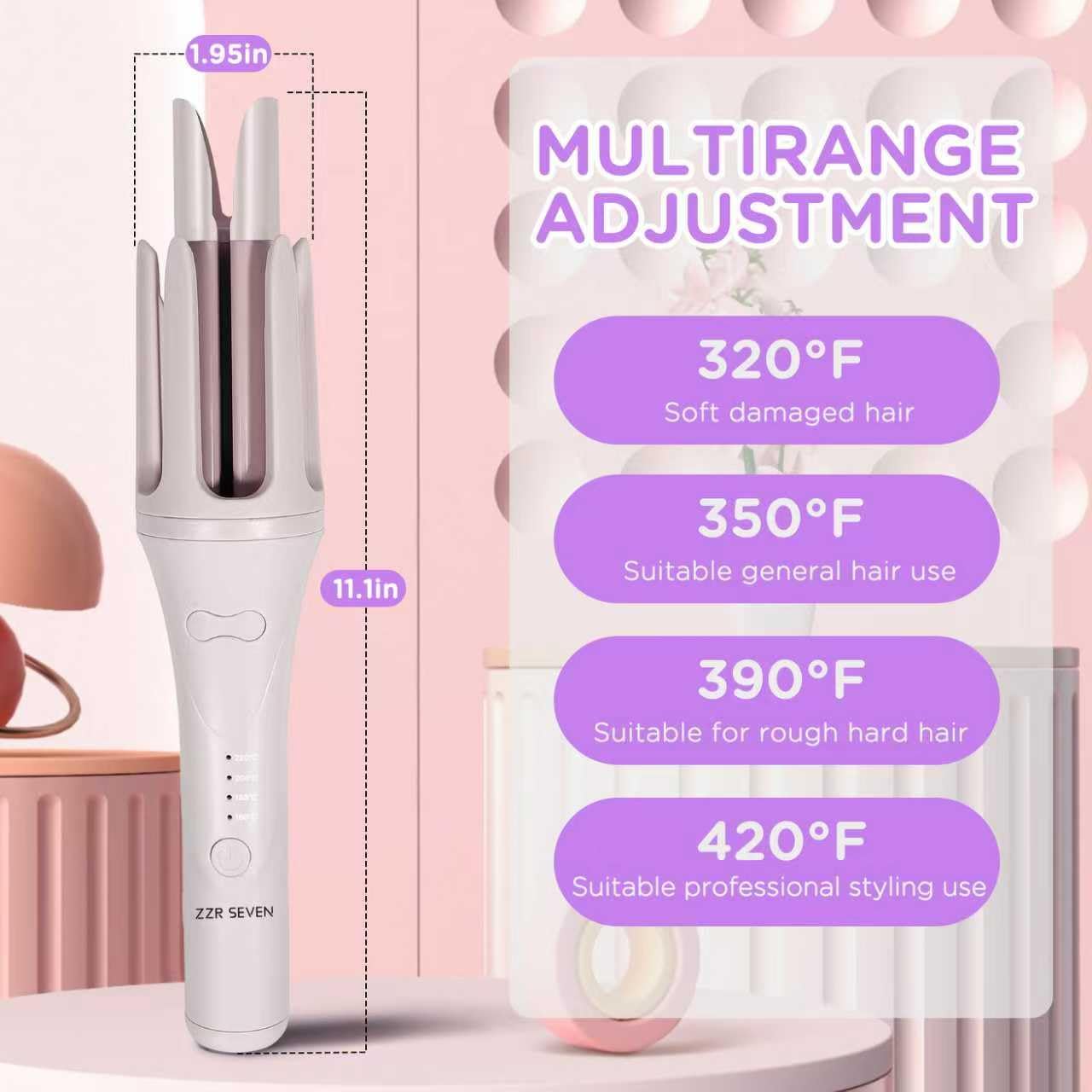Beep alert helps time curls for consistent results.