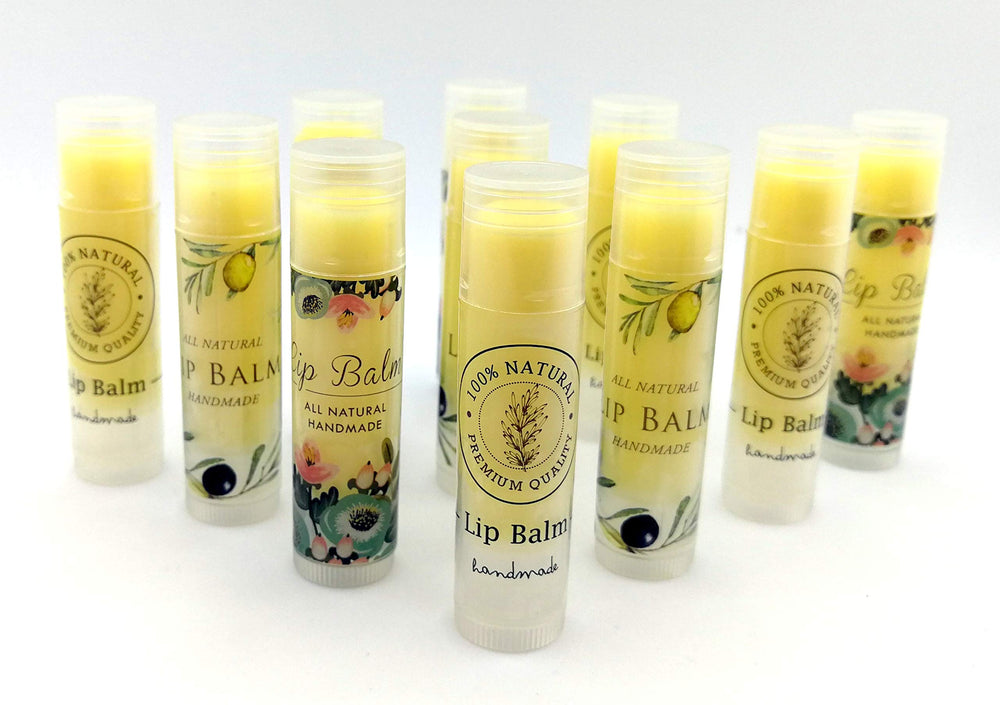 ZZYBIA clear lipbalm label style a with crisp vinyl for DIY tubes