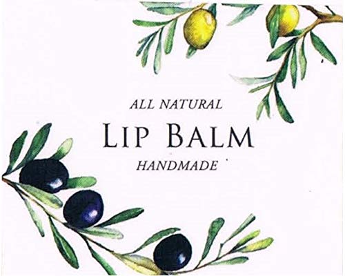 ZZYBIA clear lipbalm label style c ideal for giftable DIY lip balms